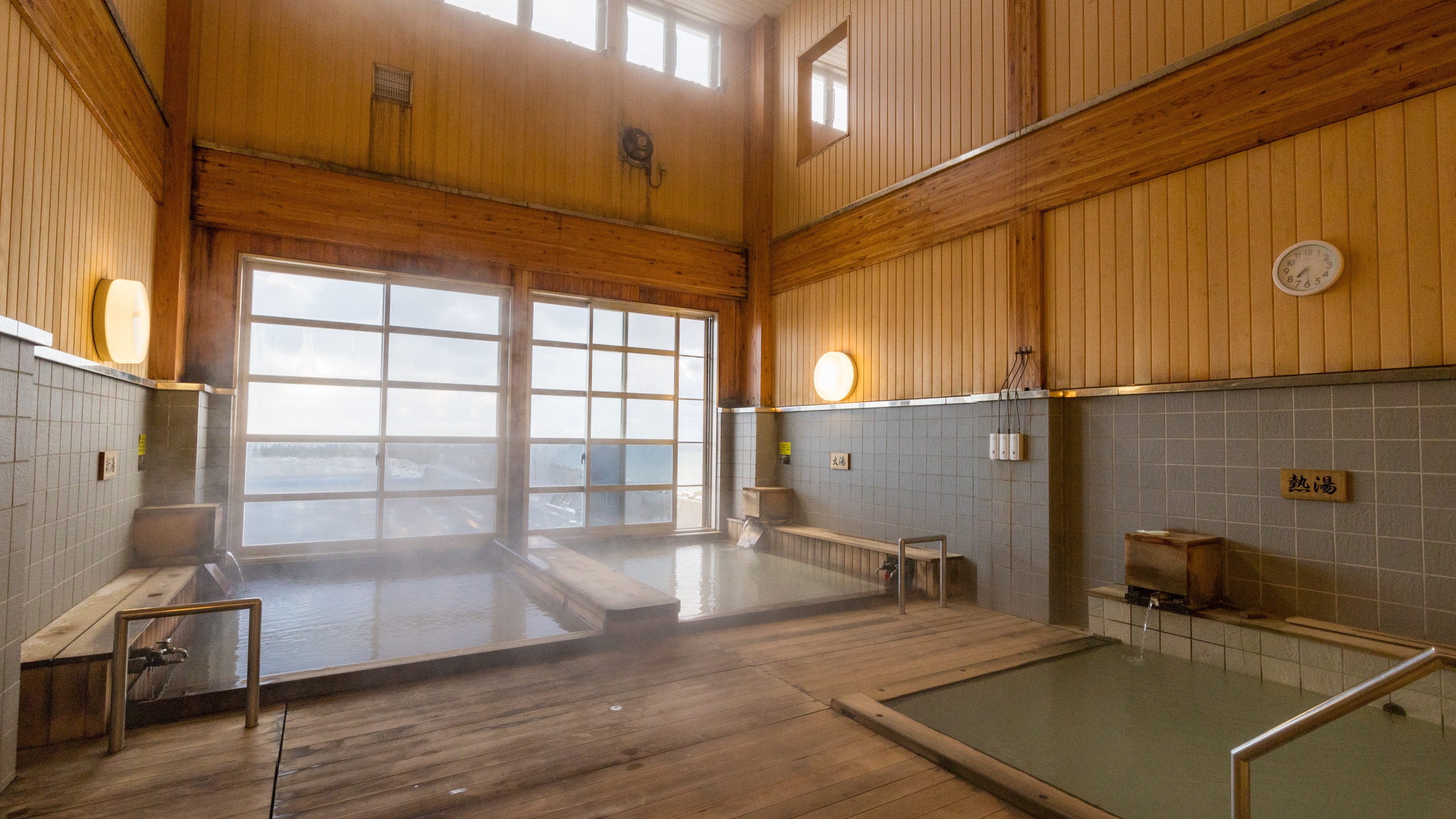 【観光・風間浦村】下風呂温泉郷　海峡の湯