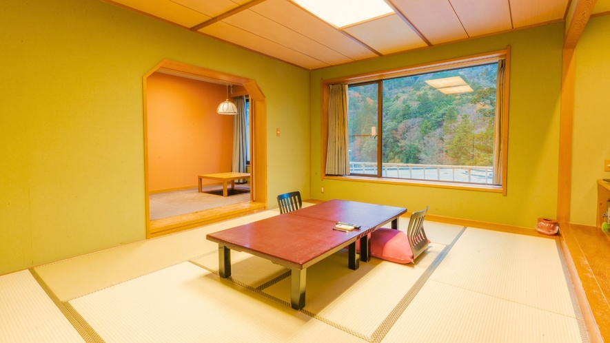 【お部屋食和室（一例）】大自然に囲まれた癒しの和室空間