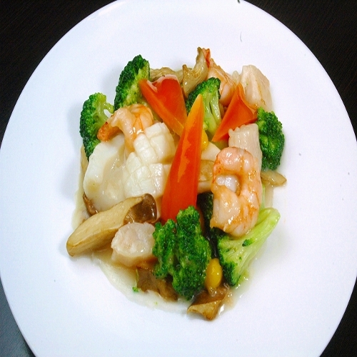 Stir-fried salted seafood
