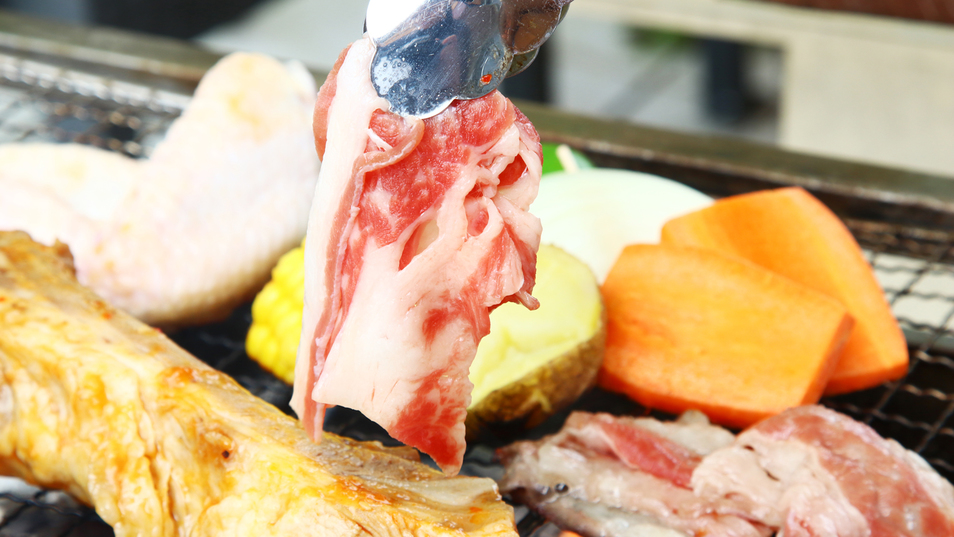BBQ-2食付-◆ 1日2組限定！自然の中で楽しむバーベキュー♪