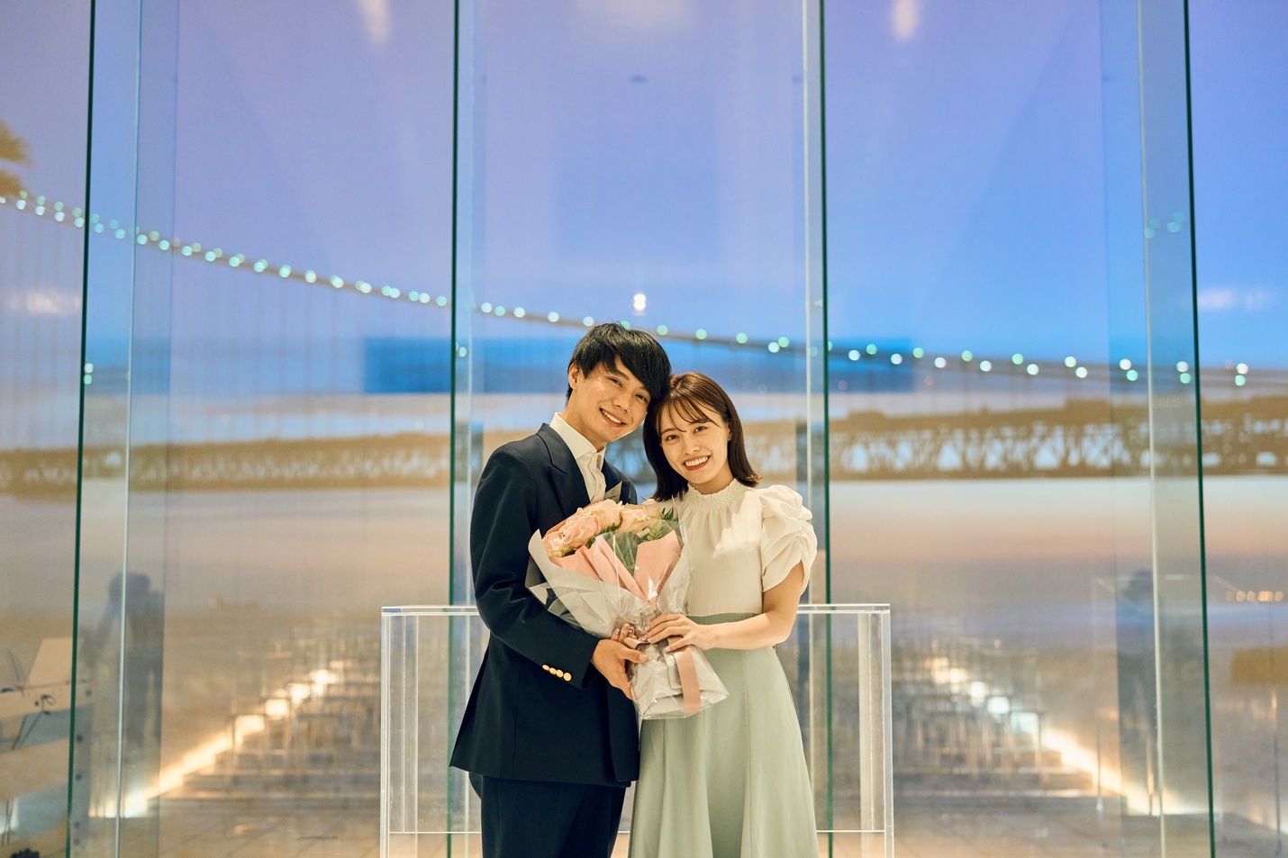 【海辺のプロポーズ｜2食付】一生に一度の思い出を専属スタッフがフルサポート／夜景確約＆花束付