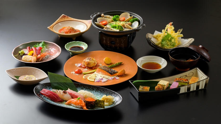 一泊二食付き『石狩プラン』【お食事グレードアップ！個室でご夕食】