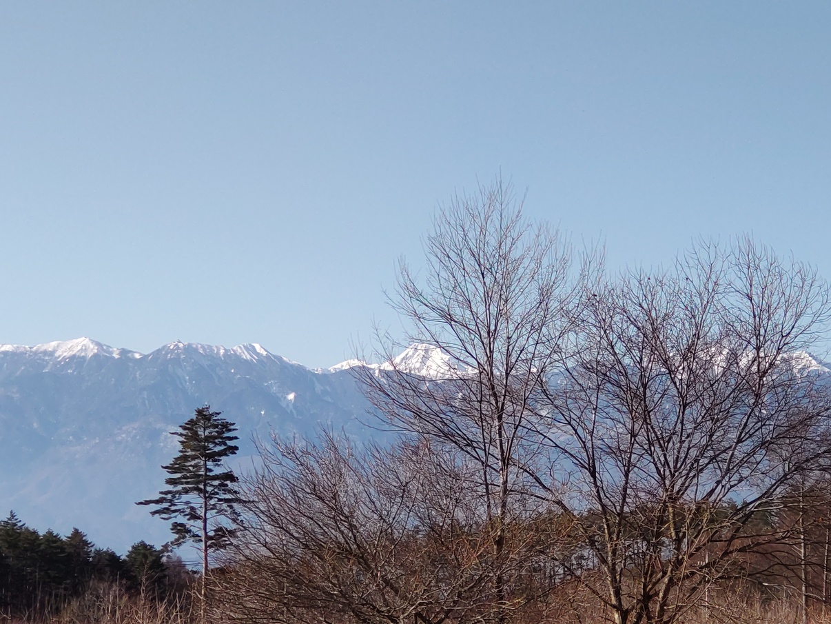 春の北岳