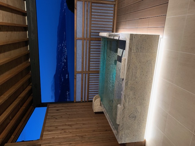 海の間、客室露天風呂