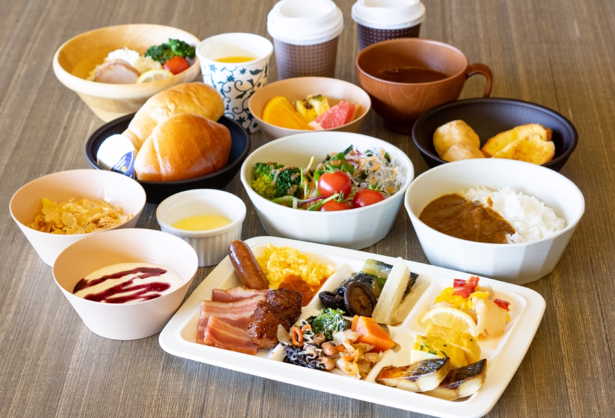 【朝食】阿蘇パノラマバイキング　料理一例