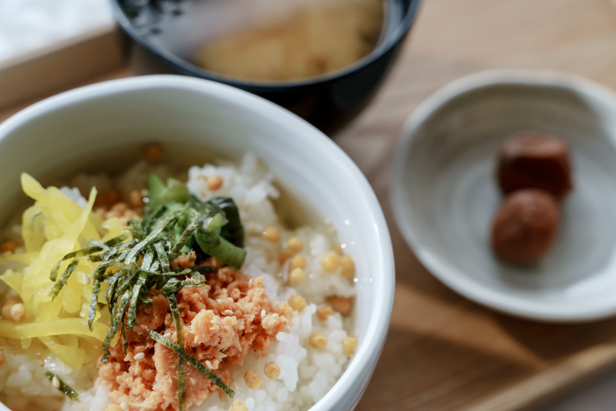 無料朝食（だし茶漬け）