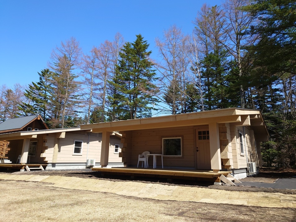 ログハウスでのんびり♪【素泊まり】【自炊可能、キッチンあり】