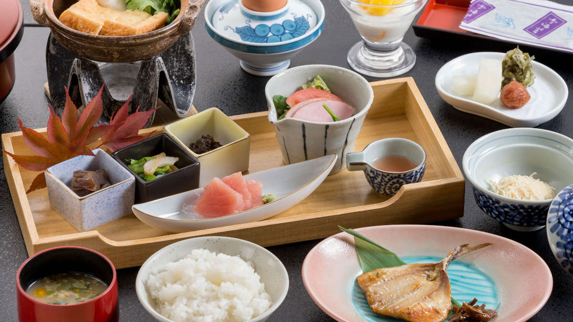 【朝食】朝を彩るかなやの朝ごはん