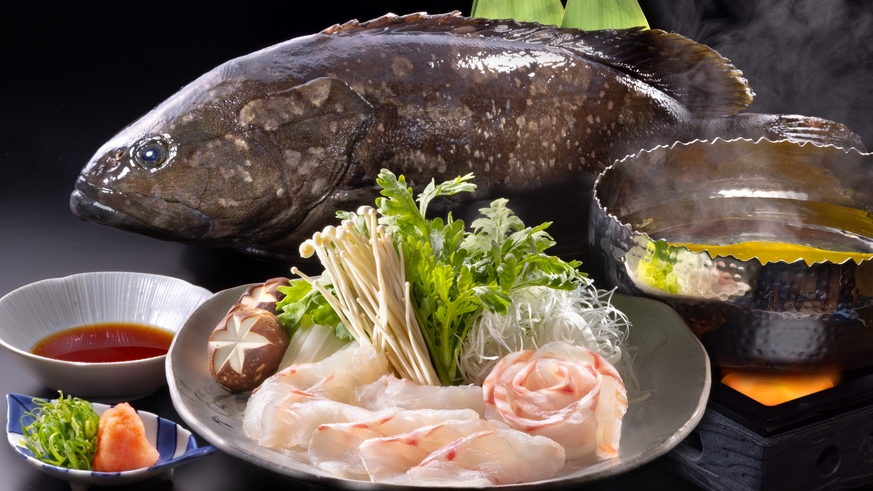 【幻の高級魚「クエ」】磯自慢吟醸と味わう旨み溢れるクエ会席