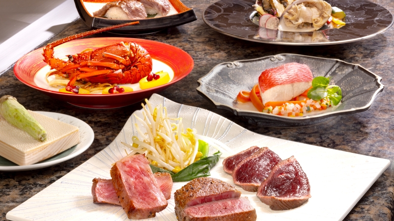 【秋はジビエの季節】特選コースで愉しむ鉄板焼！サーロイン×フィレ×鹿肉＆獺祭スパークリングプレゼント