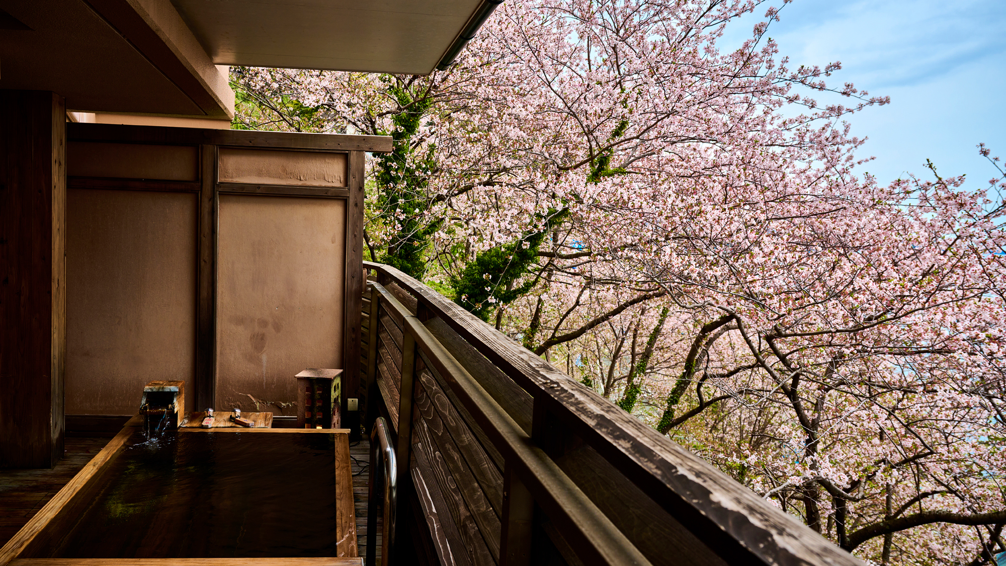 一間テラス露天風呂付き客室【白蘭】
