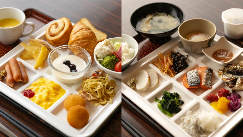 朝食バイキング