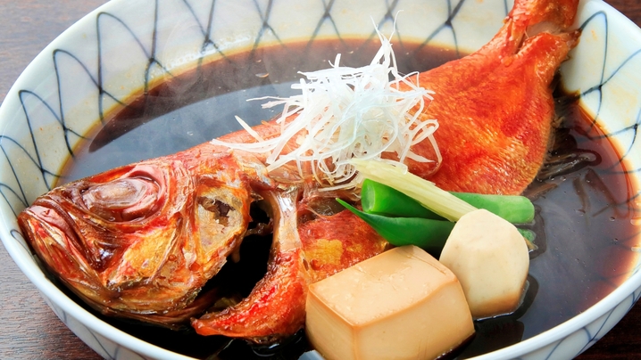 【料理グレードアップ＊海鮮】小金目の姿煮をおひとりに１尾用意◎伊豆の美食満喫プラン［１泊２食］