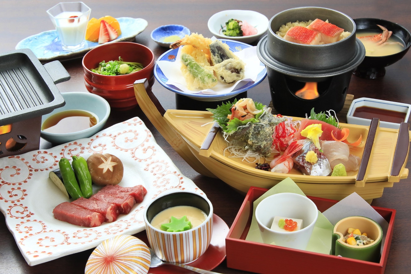 【料理グレードアップ＊肉料理】静岡和牛ステーキ付、伊豆の美食満喫プラン［1泊2食］