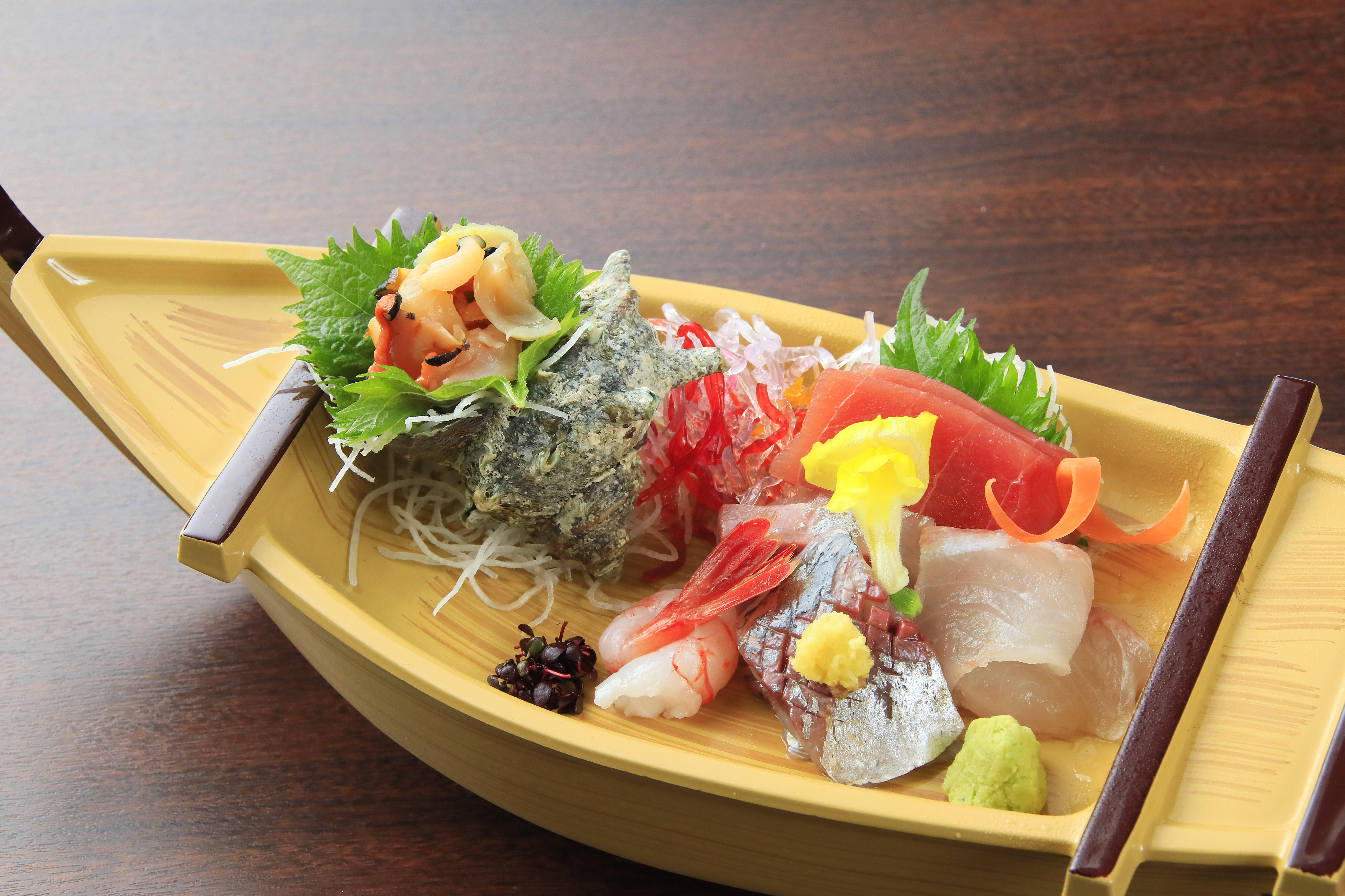 ＜夕食＞グレードアッププラン　お造り盛り合わせ