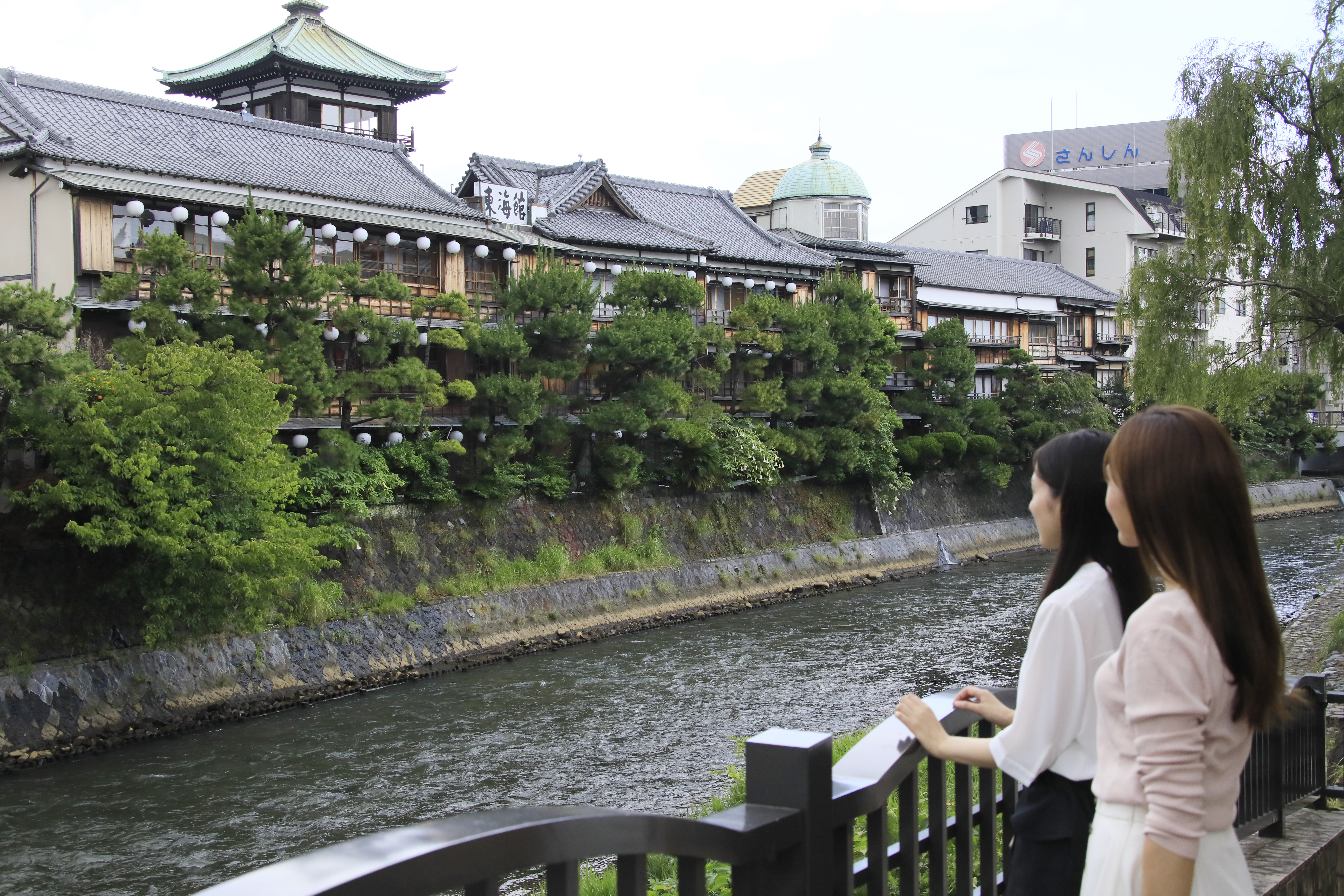 ＜松川遊歩道＞