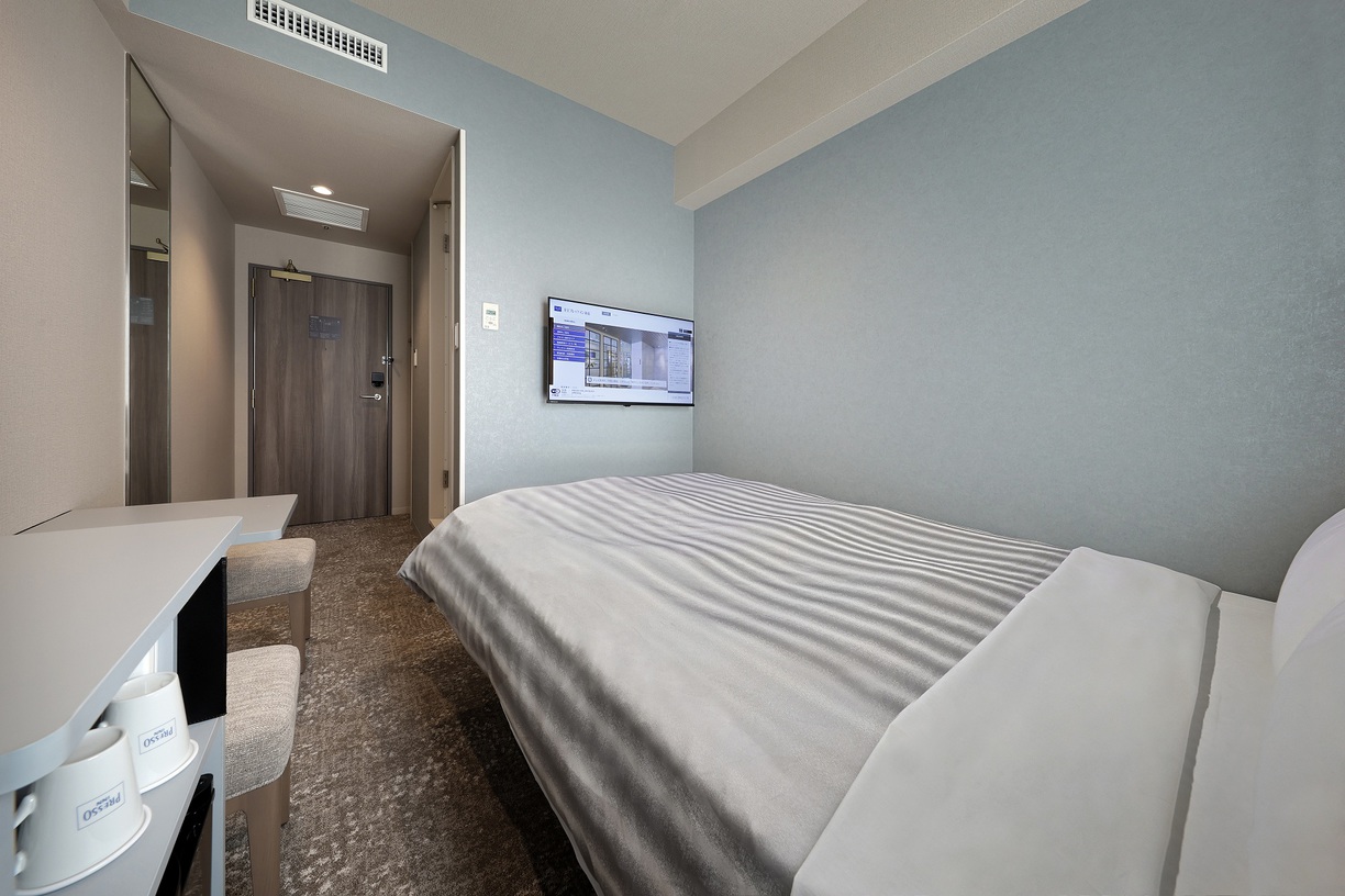 リニューアルダブルルーム1名【禁煙｜12㎡】