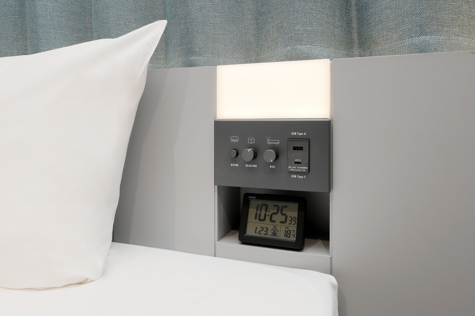 コンセントとUSBポート