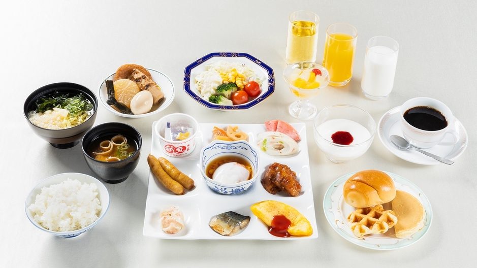 朝食バイキング付きプラン♪アウト１２時