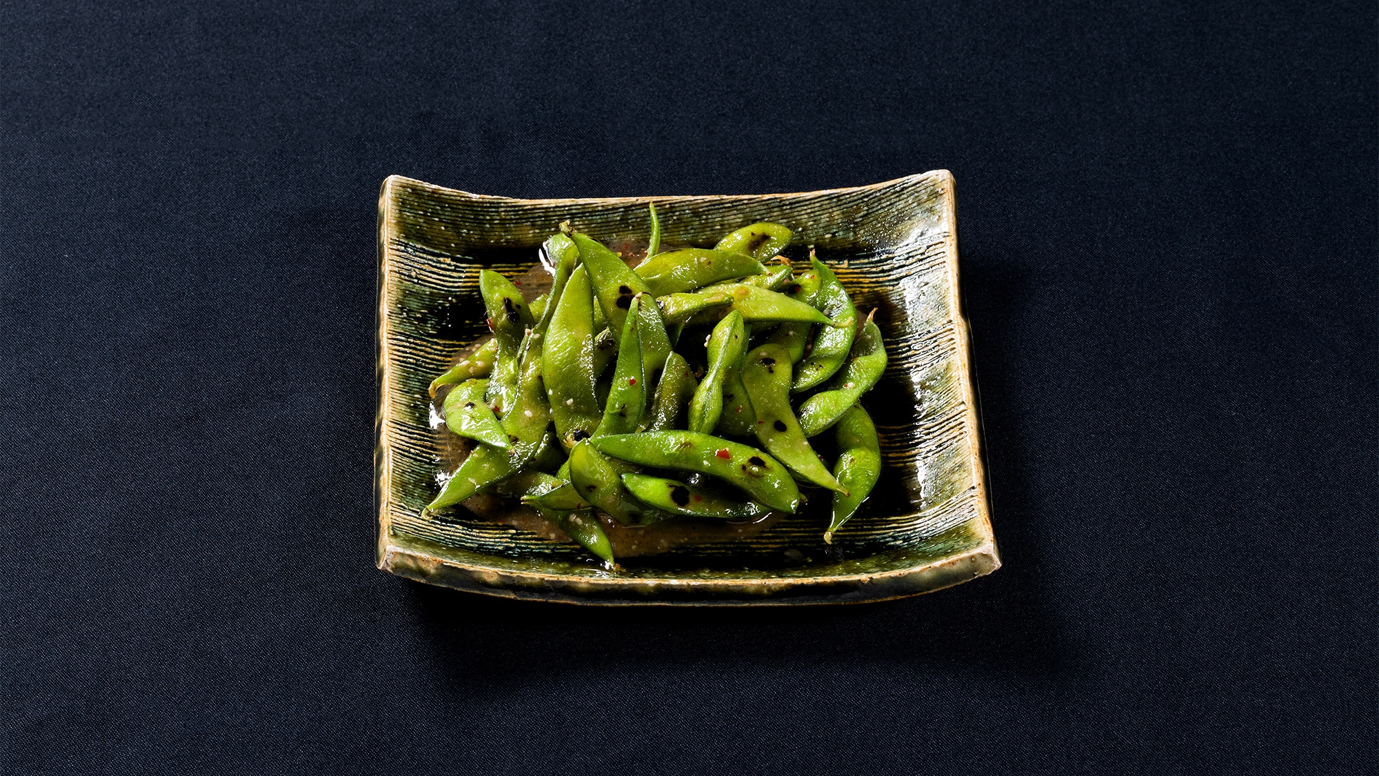 枝豆ニンニクピリ辛炒め