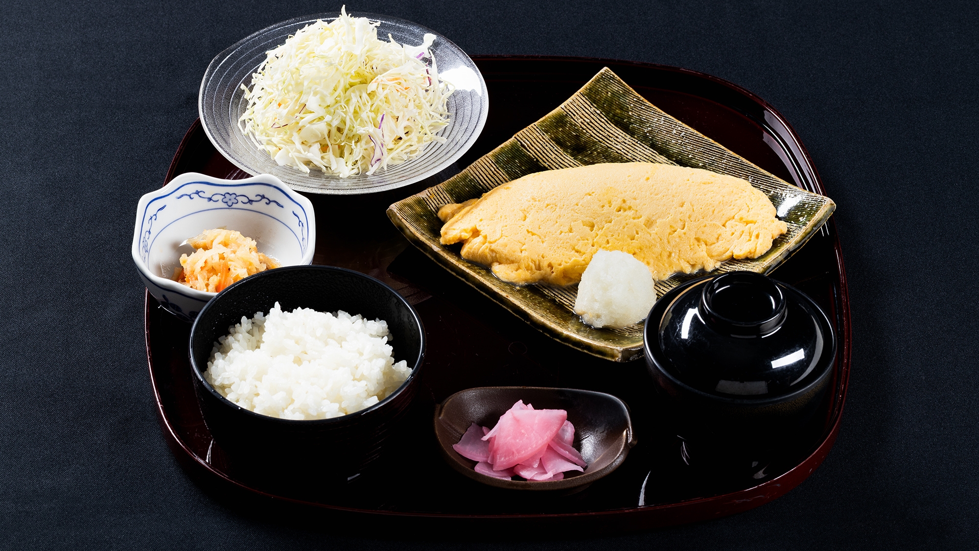 出汁オムレツ定食