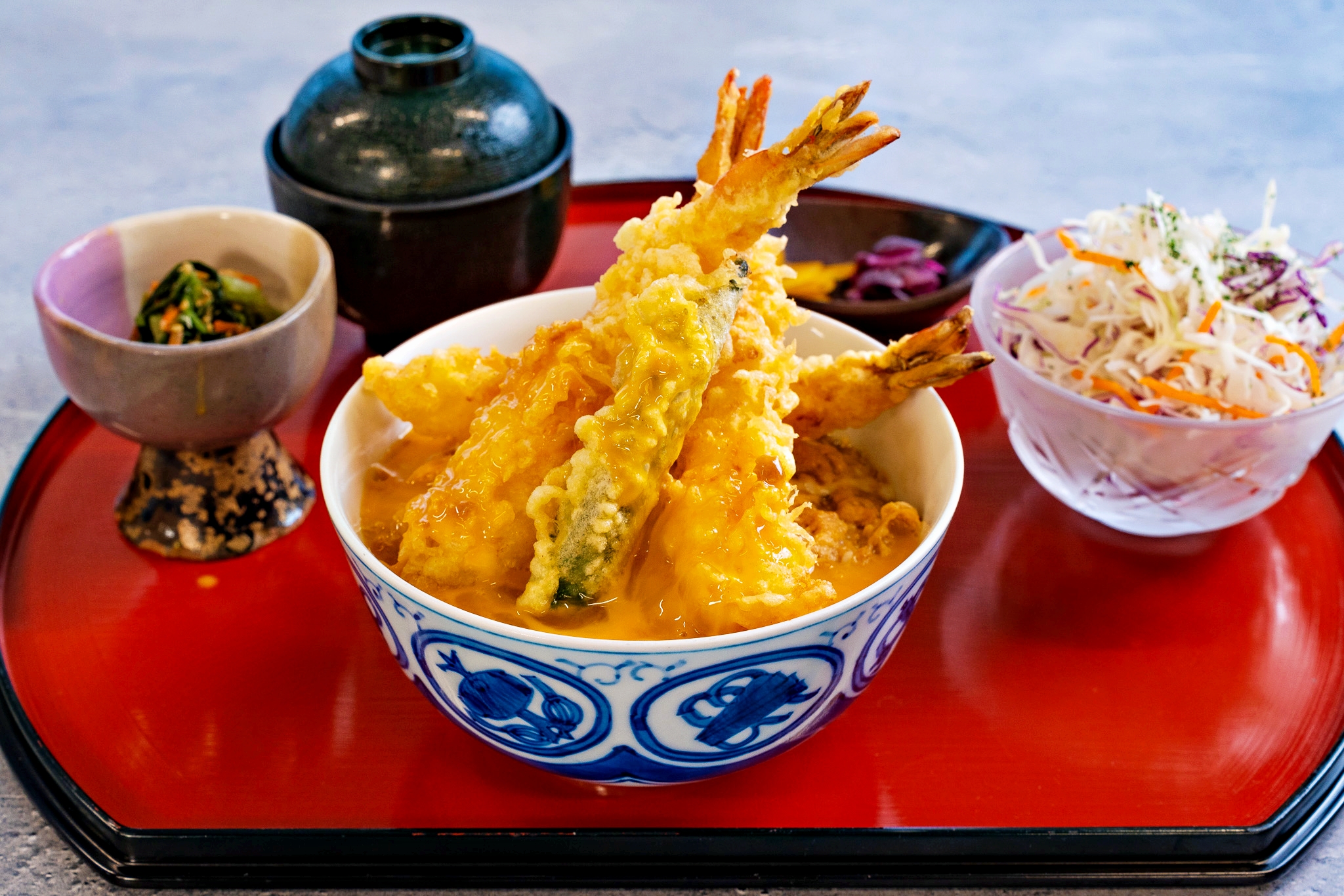 海老天ぷら卵とじ丼1,400円（税込）