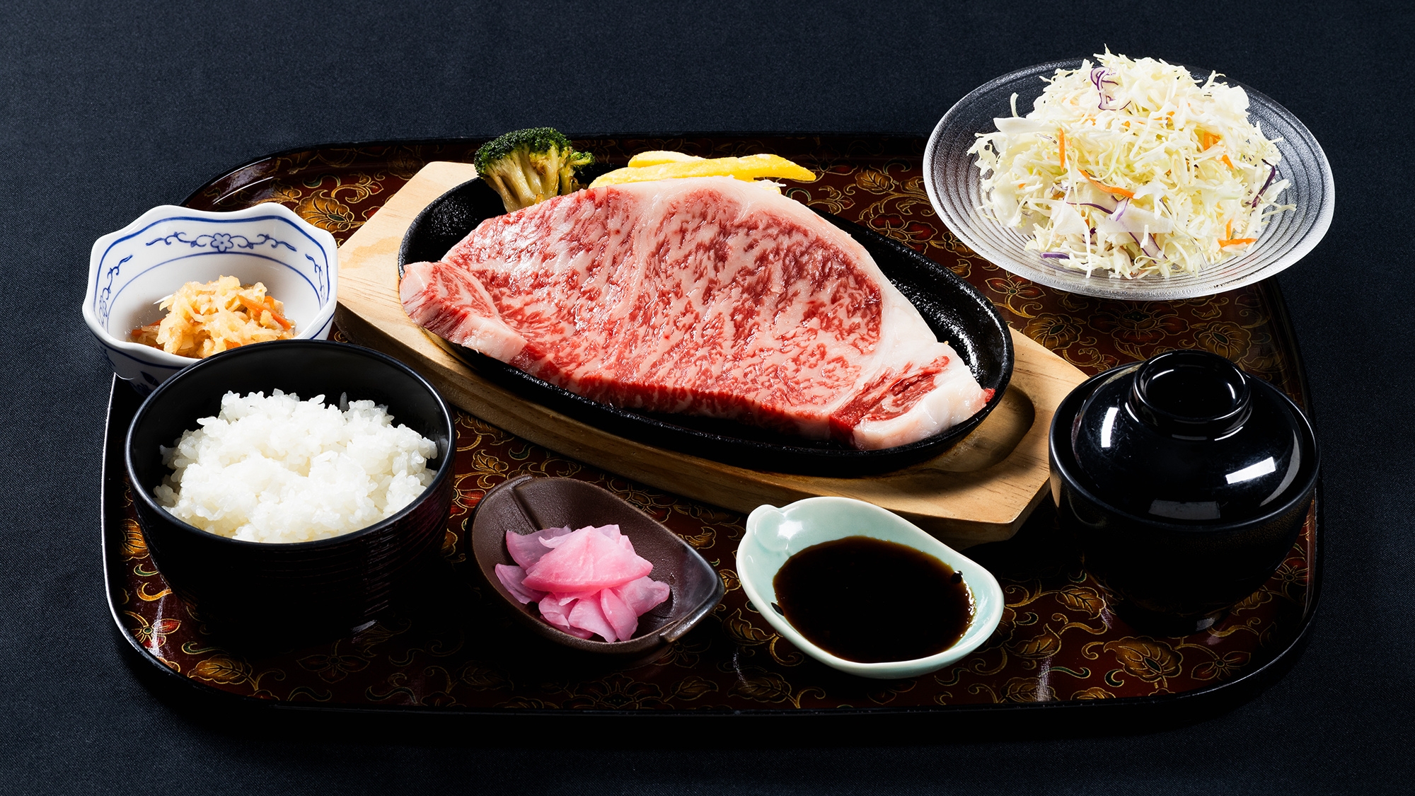 黒毛和牛サーロイン定食