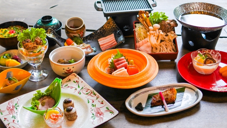 ●【スタンダード】ひびき野旬菜会席〜群馬の美味しい旬を“ぎゅっ”とつめこんだ旬のお料理プラン〜●