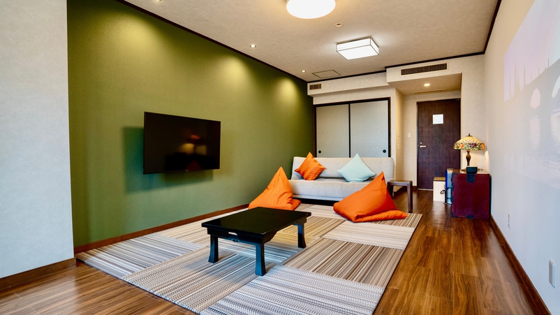 スイートルーム愉楽【洋室10畳＋10畳/ツイン/シアター付】