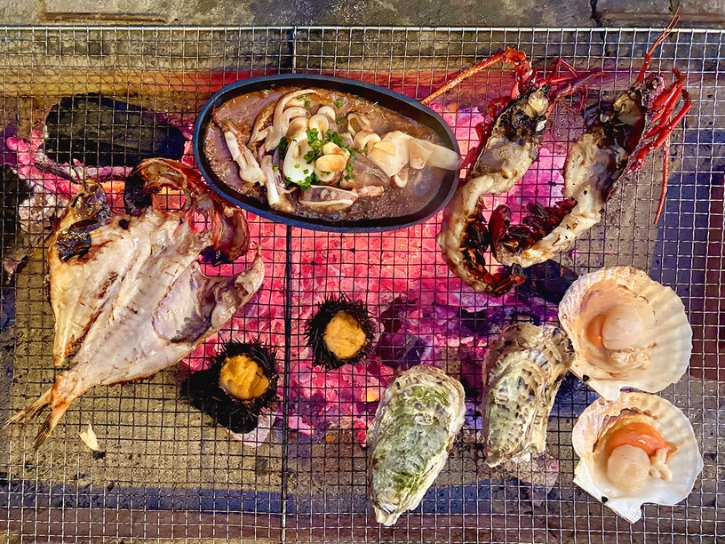 【お食事付・事前決済】伊勢海老づくしプラン「郷土料理の漁師鍋＆海女の豪華海鮮BBQ」（ペット可）