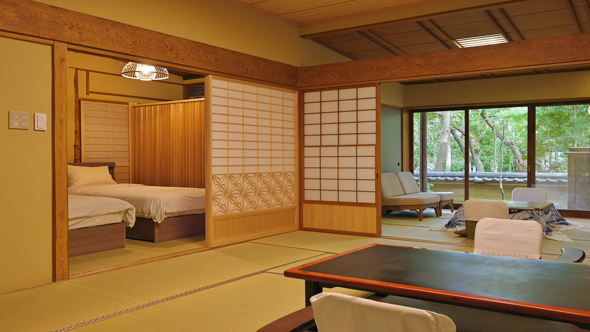 ＜葵＞数寄屋造りの離れ風半露天風呂付客室／和室2間