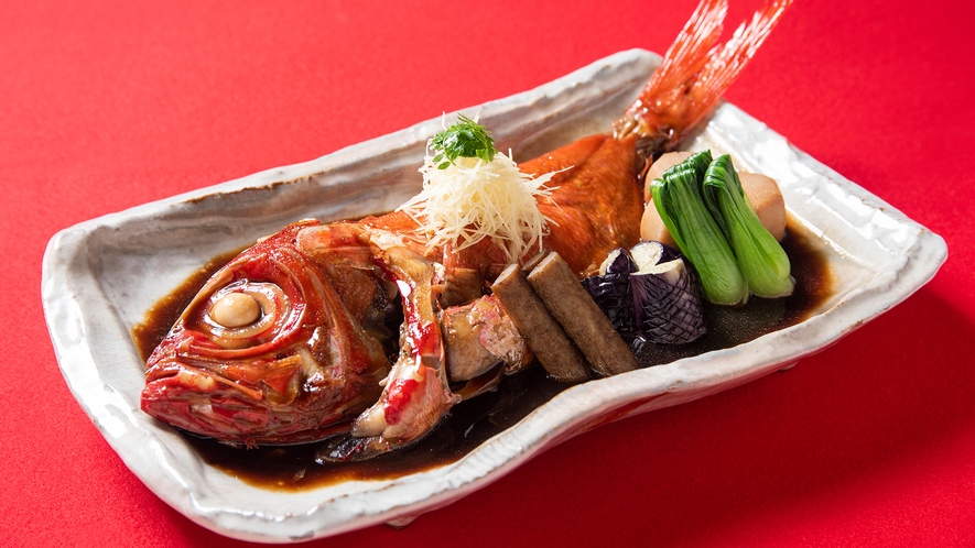 【夕食/一例】別注料理　金目鯛の煮つけ