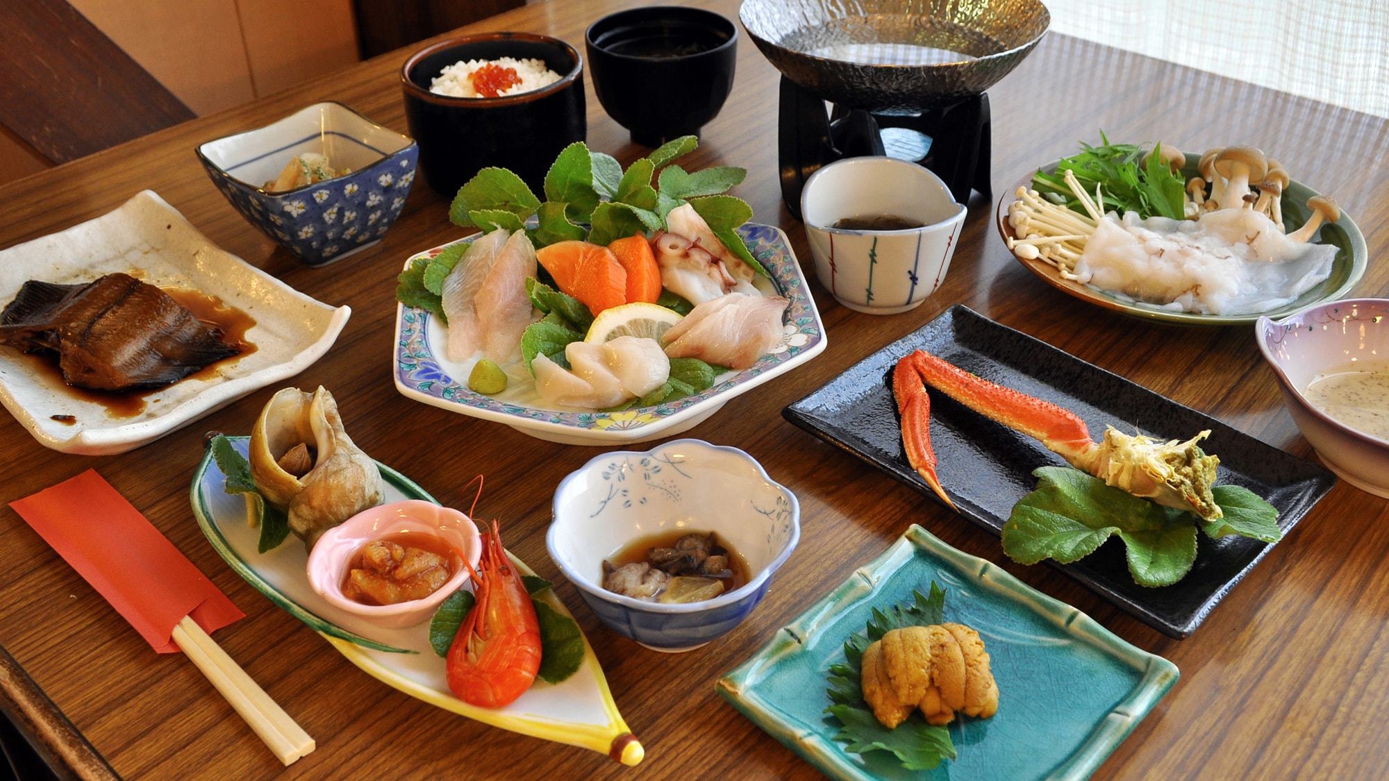 夕陽を眺めながら稚内の旬に舌鼓♪スタンダードプラン（夕朝食付）