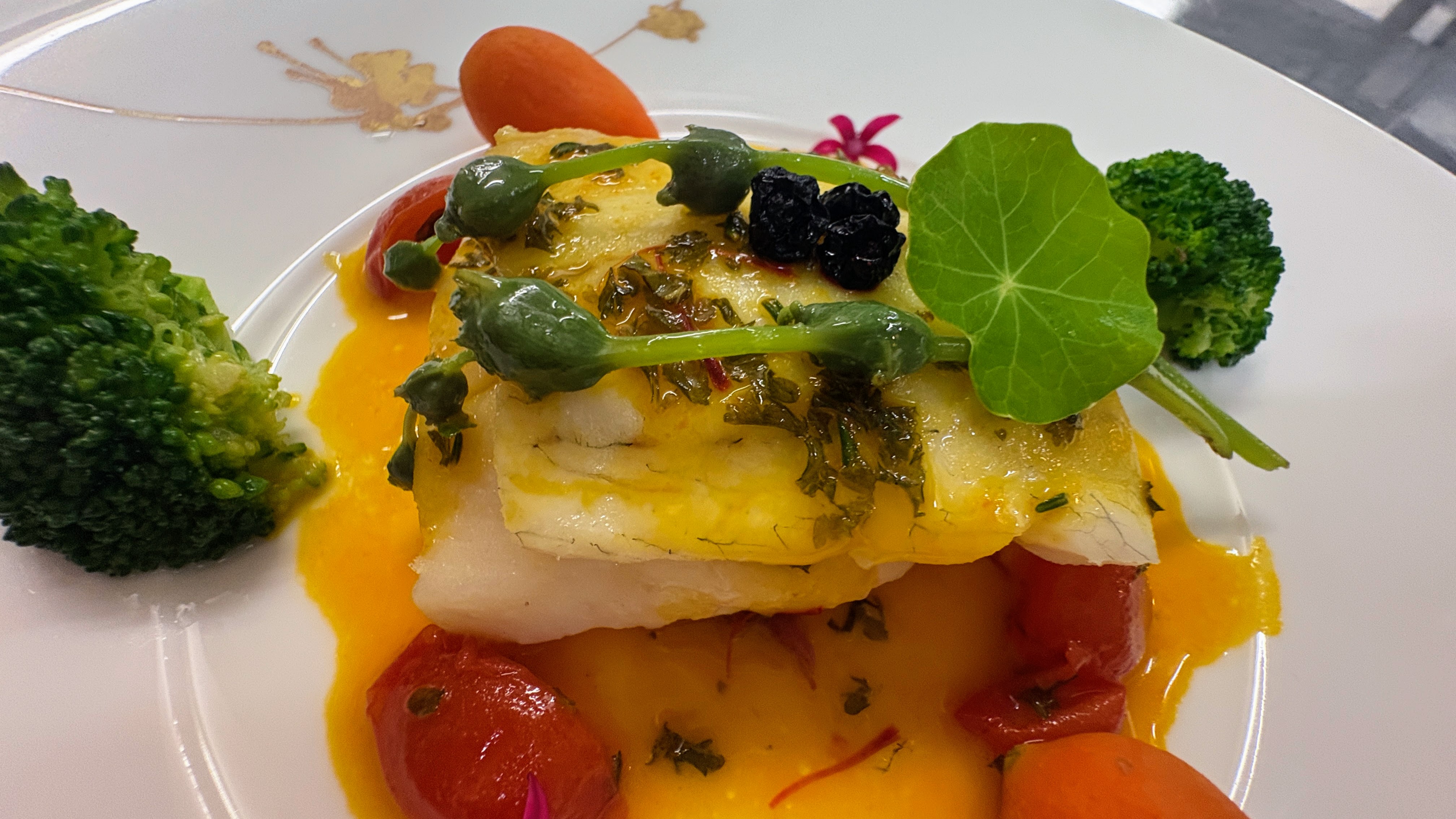 スズキのポワレ・