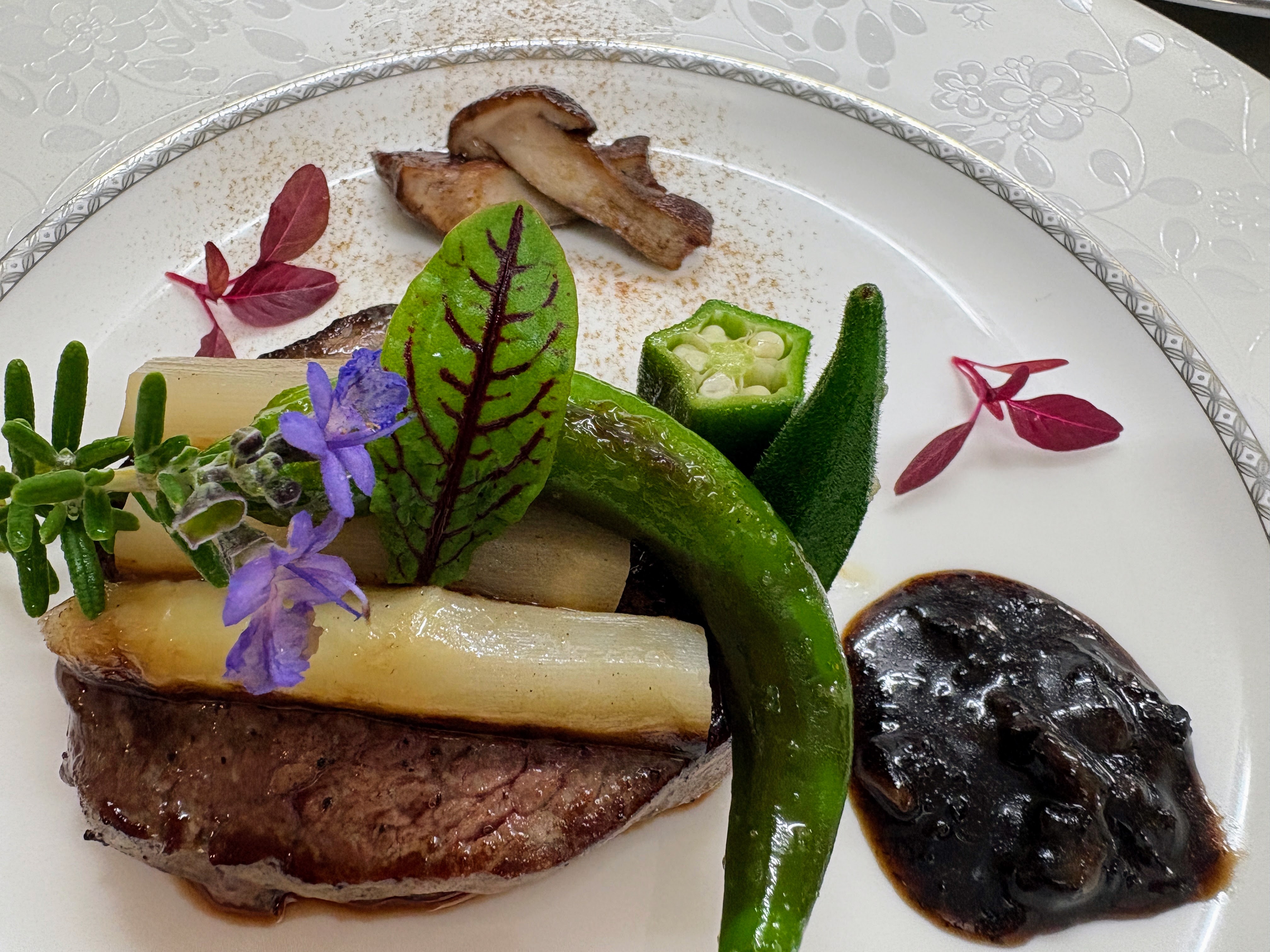 フレンチコースディナー秋