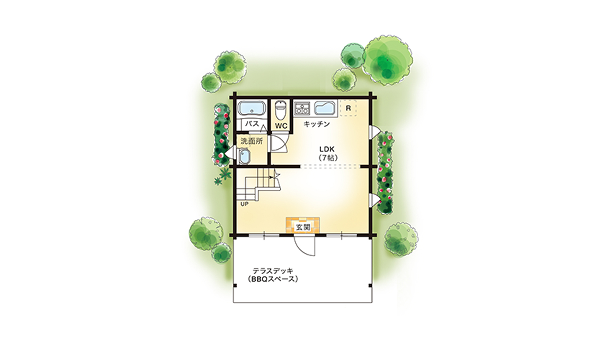 ・間取り図　ツイン　1階