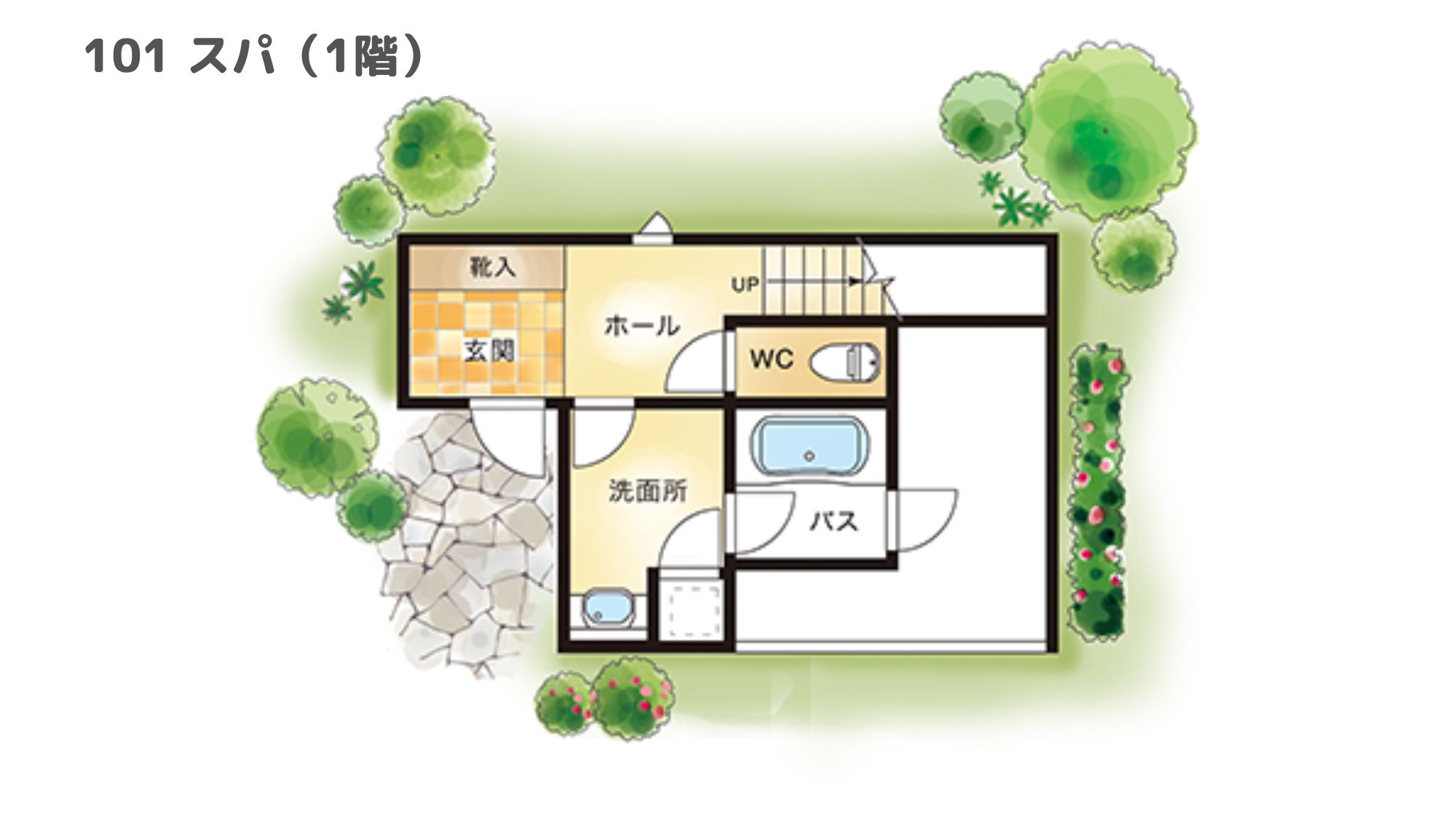 【間取りイメージ】101：スパ（1階）