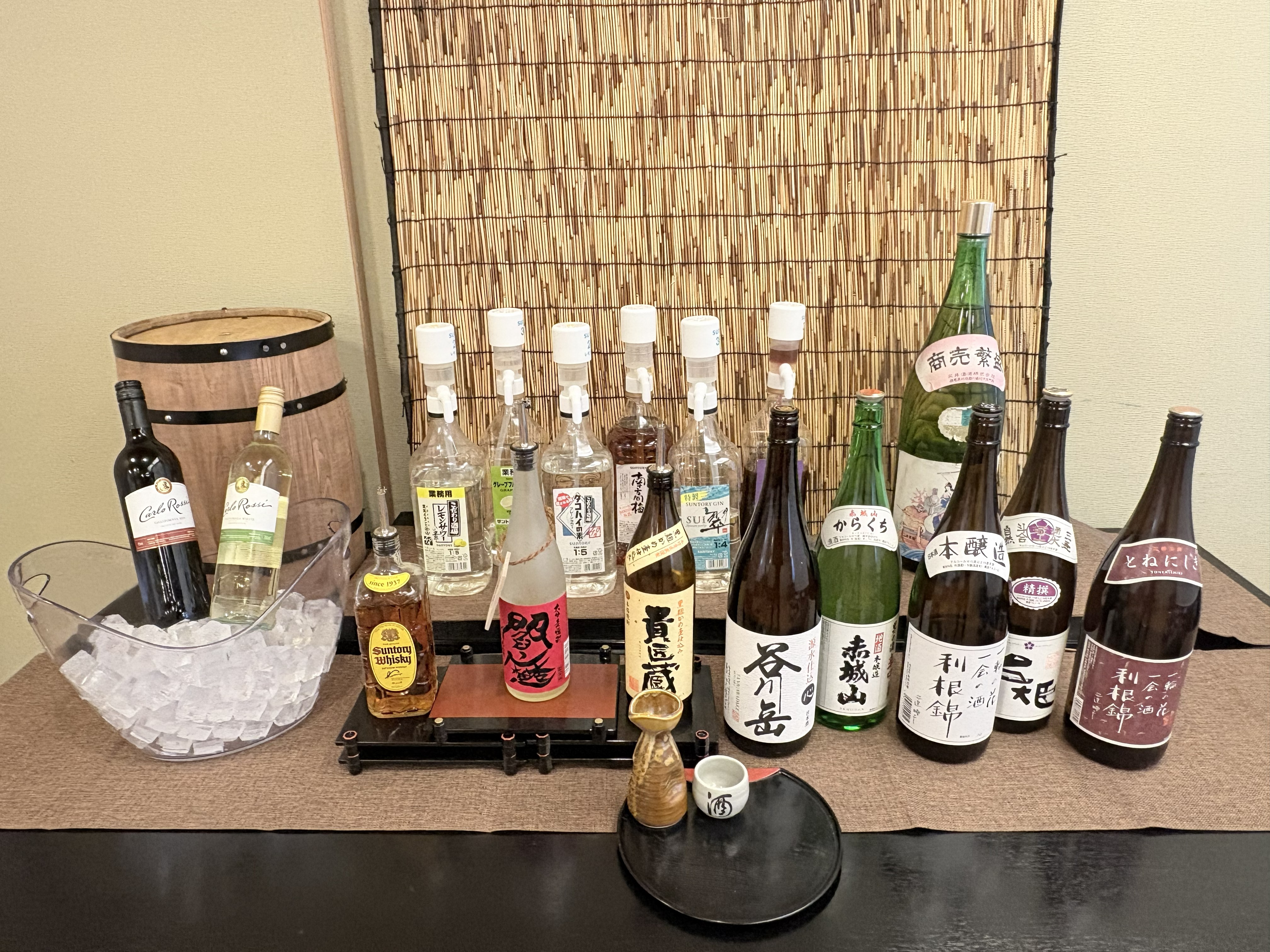 【オールインクルーシブ】お料理に合わせて楽しめる、多彩なお酒をご用意しております。