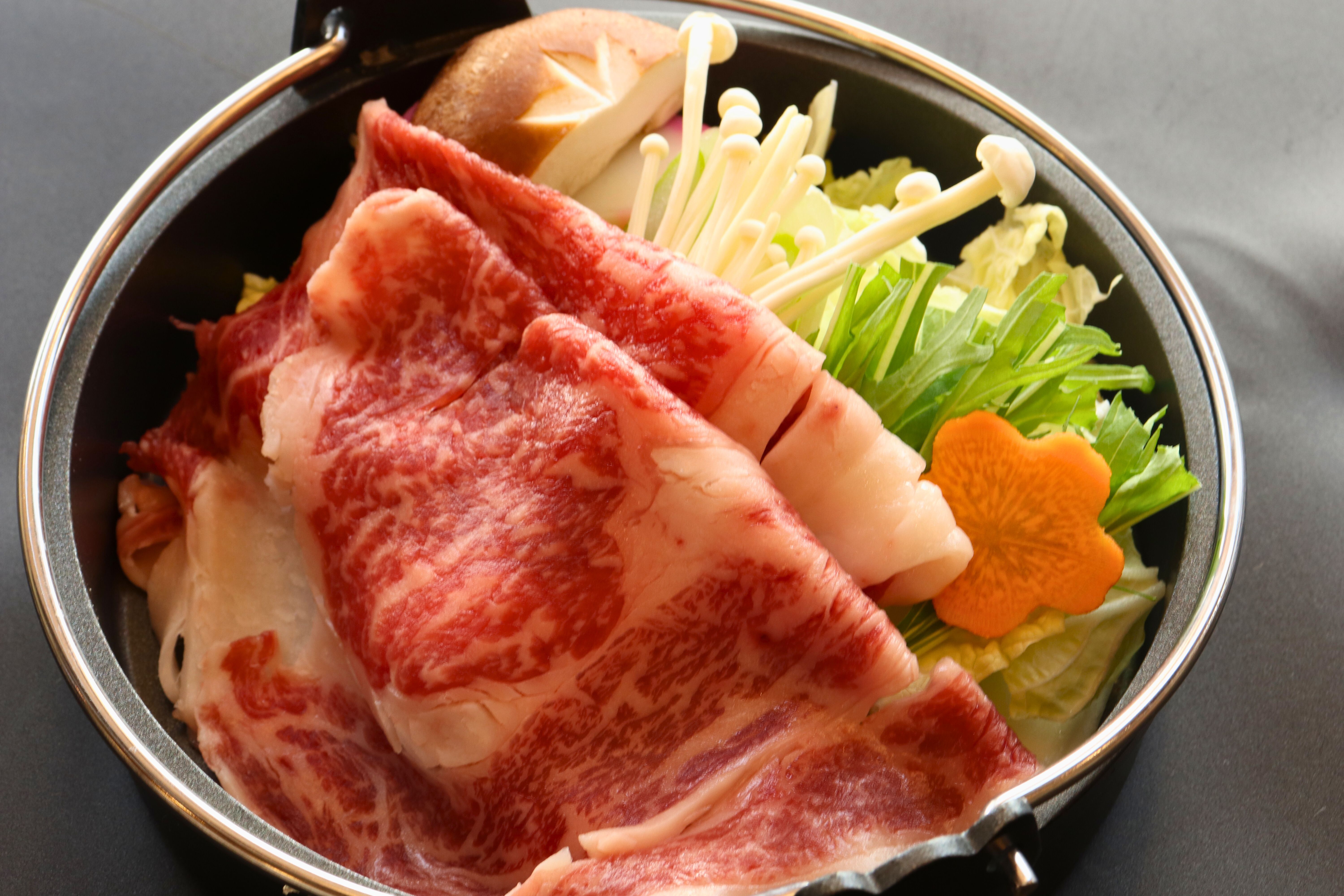 上州牛のすき焼き