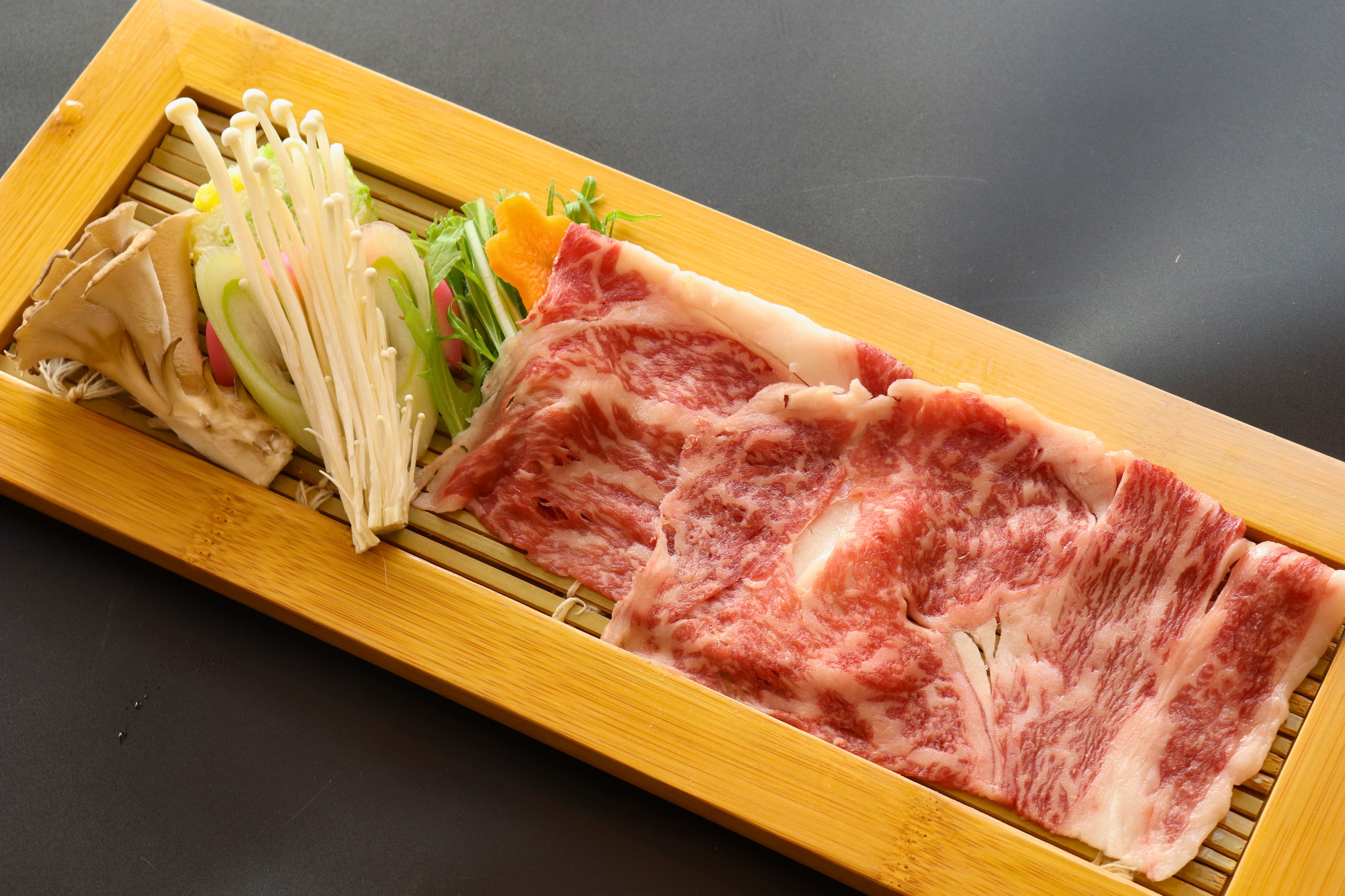 上州牛のしゃぶしゃぶ