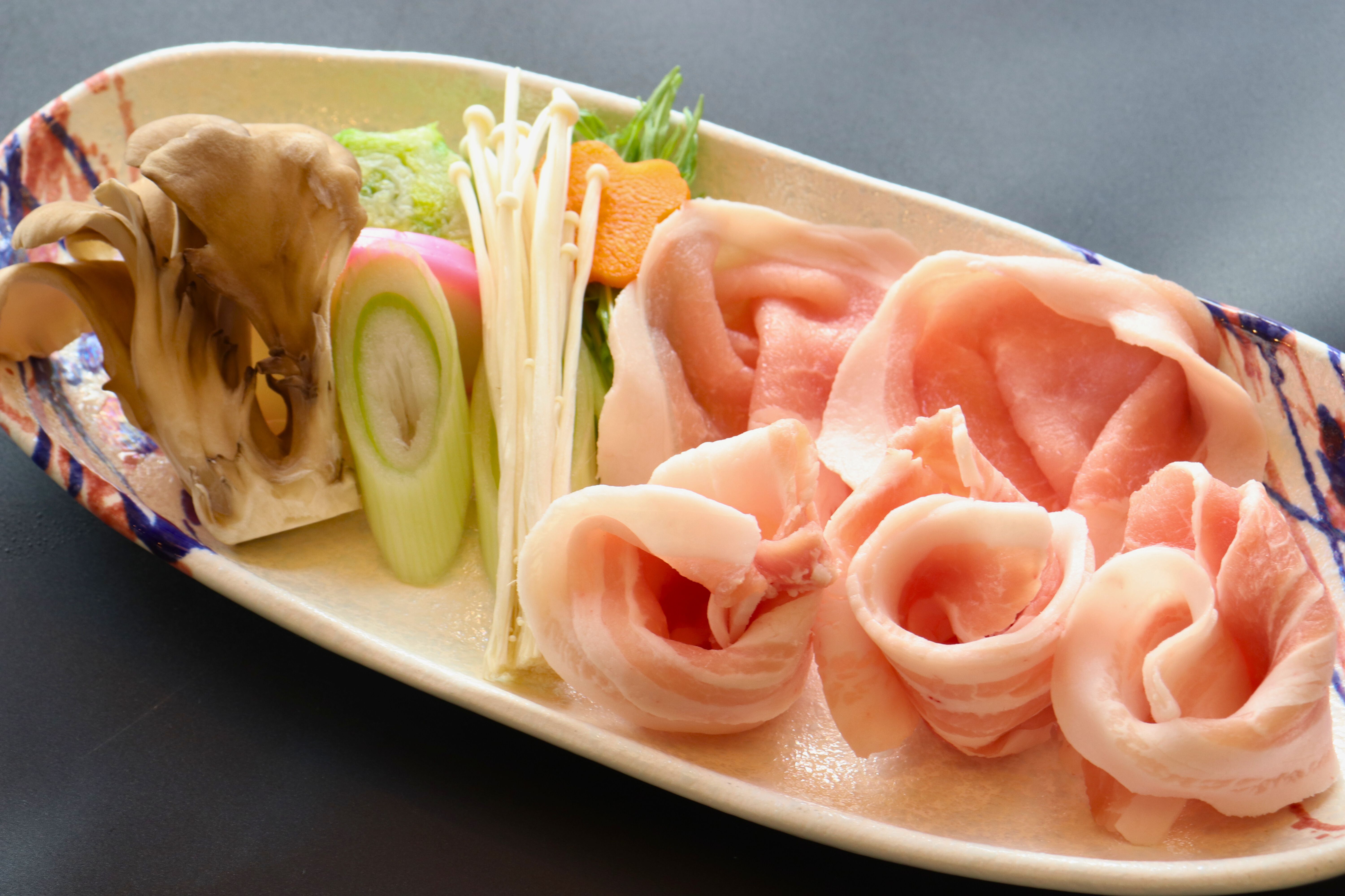 上州麦豚のしゃぶしゃぶ