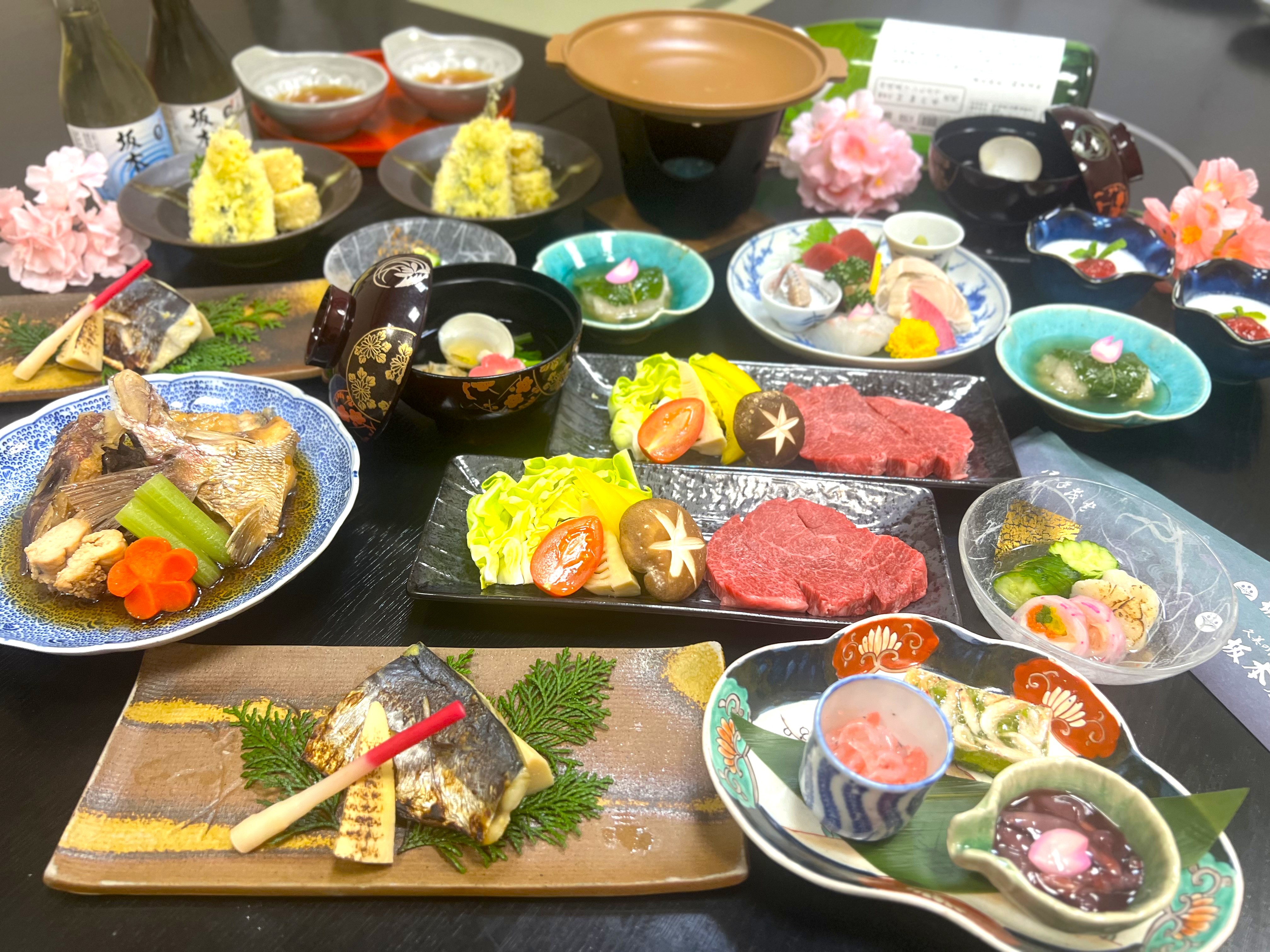 春の潮香会席コース