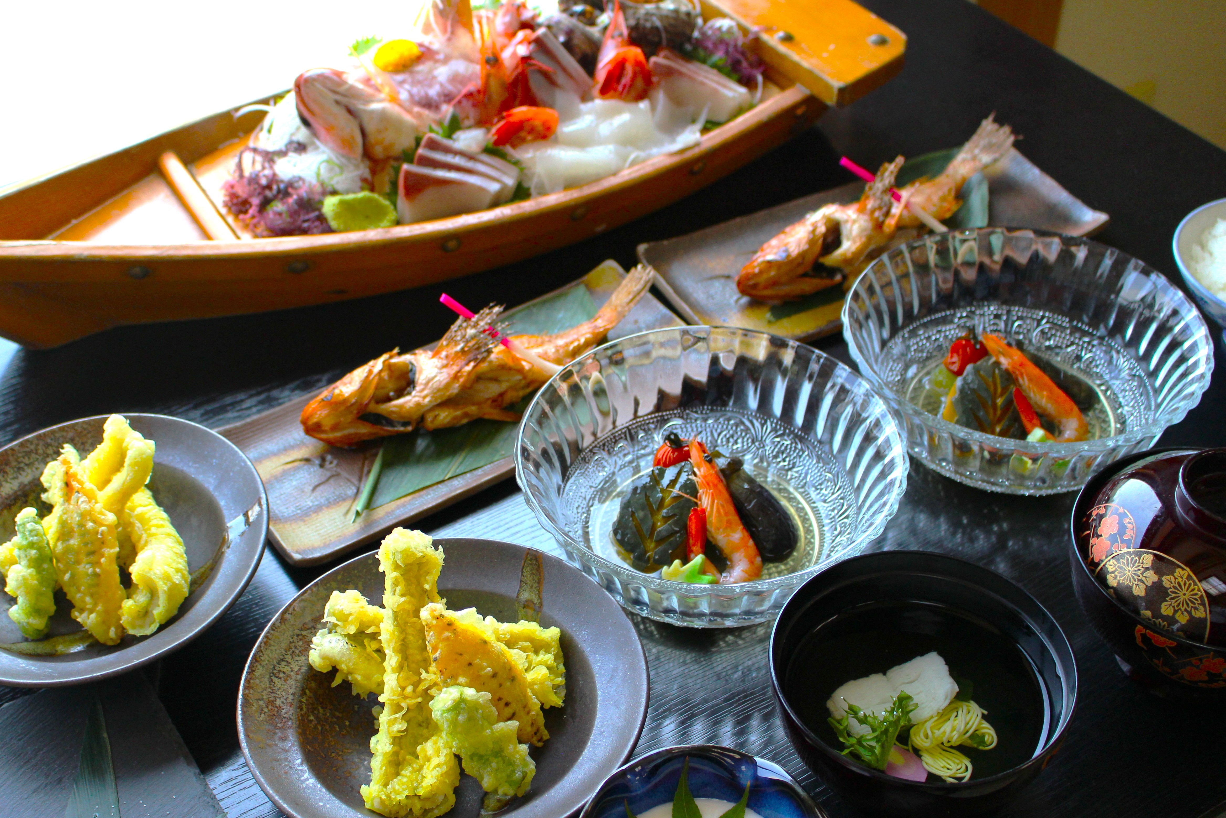 ミニ会席【舟盛グレードアップ】プラン