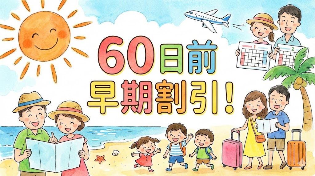 【さき楽60】【60日前早期予約】早めのご予約でお得に宿泊♪1泊2食付き宿泊プラン 