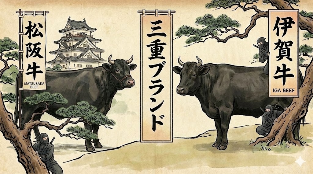 【ブランド牛の共宴】三重県が誇るブランド牛「伊賀牛」「松阪牛」食べ比べ宿泊プラン