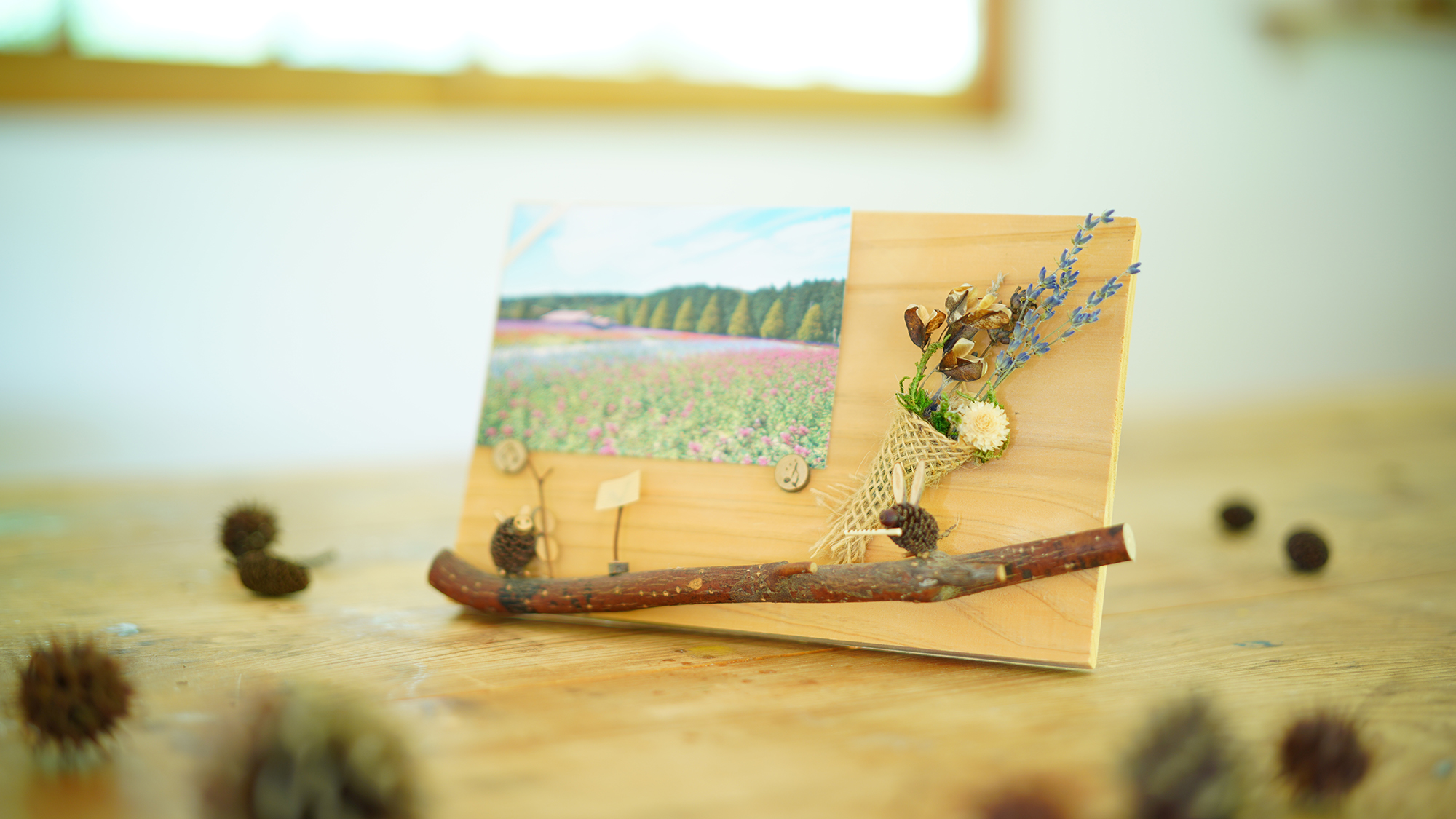 ウッドクラフト　フォトフレーム