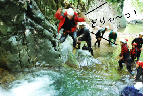 シャワークライミング