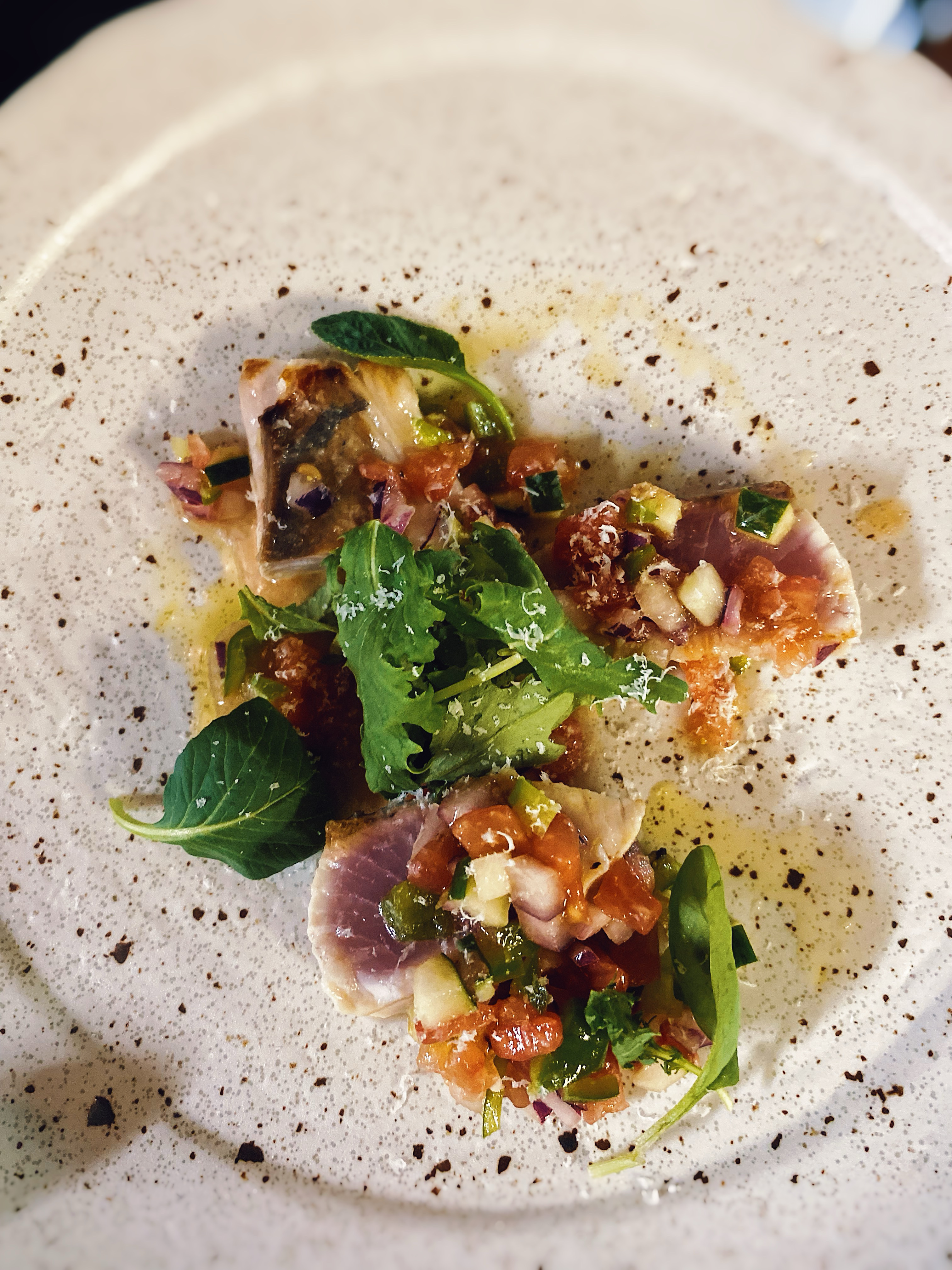 ヒラマサのポワレ〜自家製サルサソース〜