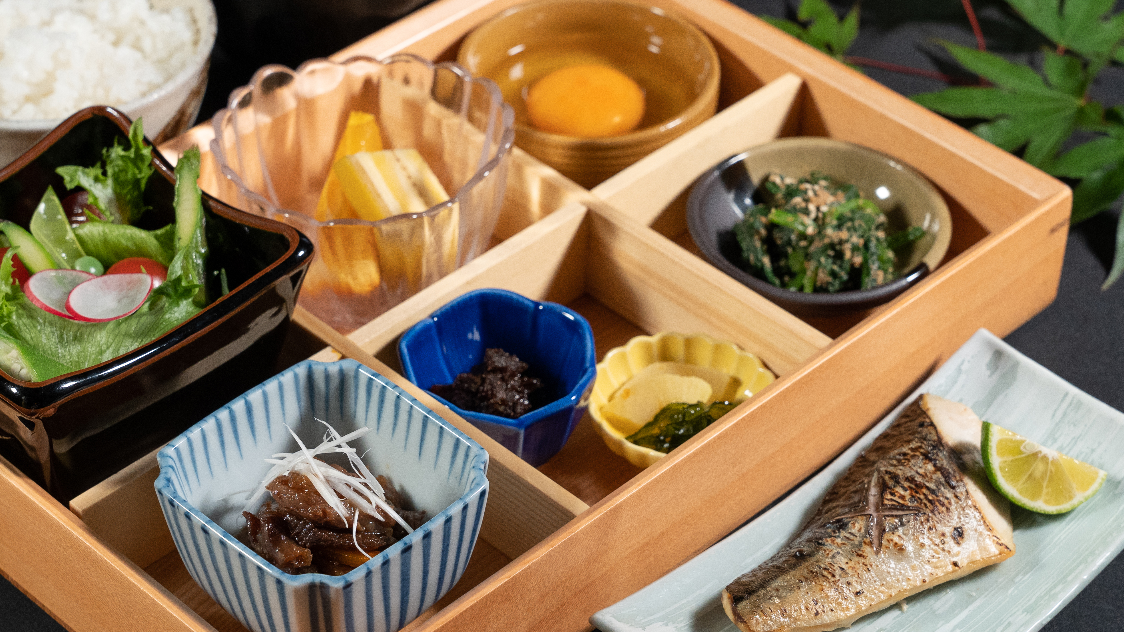 【朝食】一品一品丁寧に手作りしています。