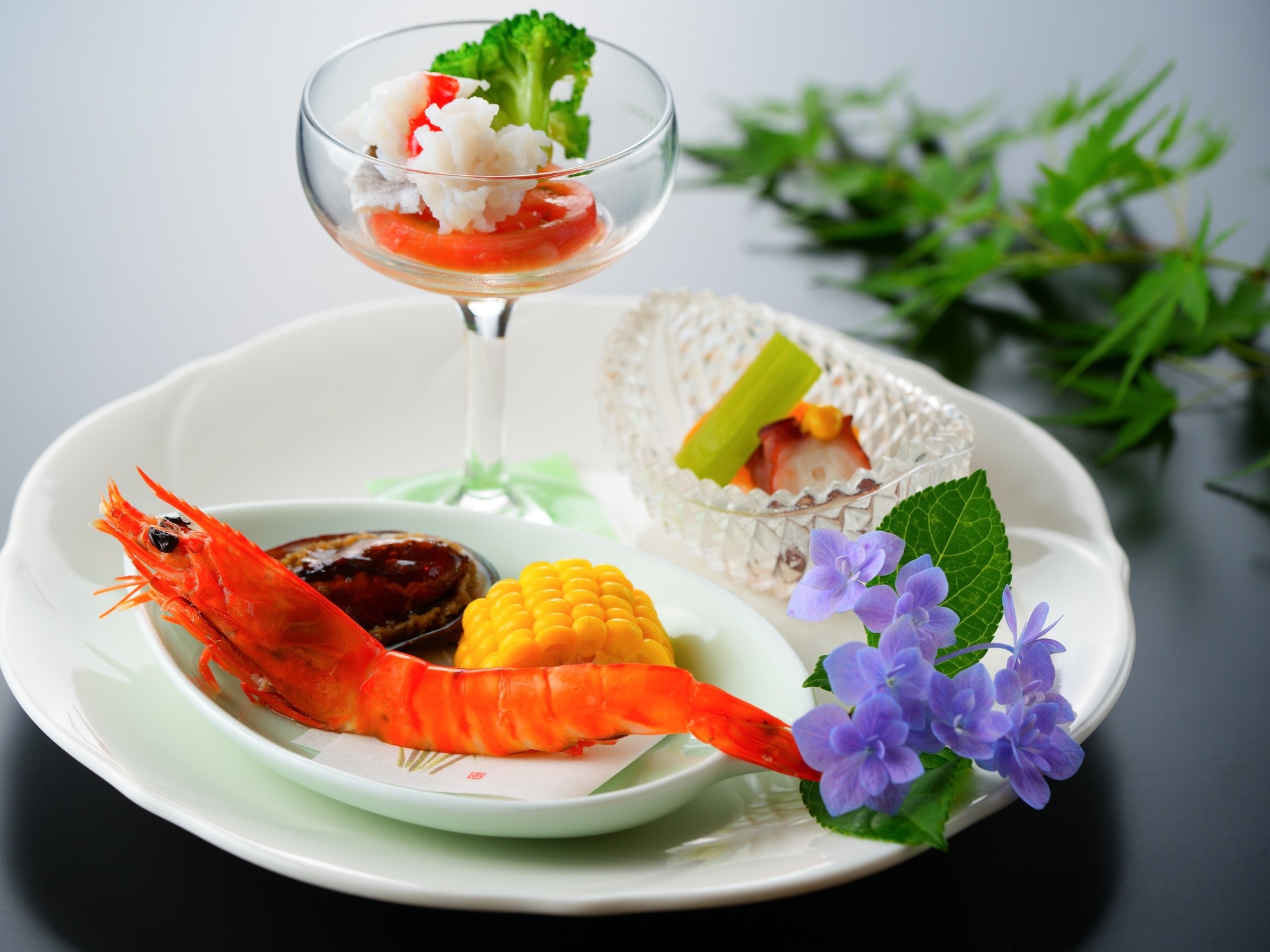 【お料理ランクアップ】二大特産！おおいた和牛陶板焼き＆関あじ姿造りの会席料理＜夕食お食事処＞